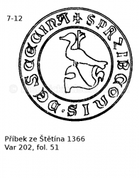 Příbek ze Štětína 1366