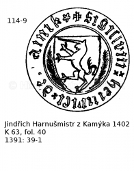 Jind�ich Harnu�mistr z Kam�ka 1402
