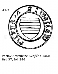 V�clav Zmrzl�k ze Svoj��na 1440