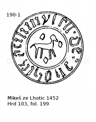 Mike� ze Lhotic 1452