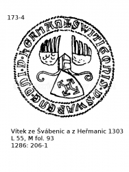 V�tek ze �v�benic a z He�manic 1303