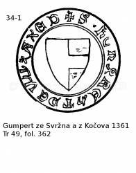 Gumpert ze Svr�na a z Ko�ova 1361