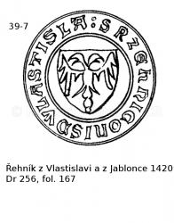 �ehn�k z Vlastislavi a z Jablonce 1420