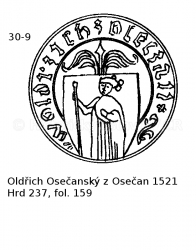 Old�ich Ose�ansk� z Ose�an 1521