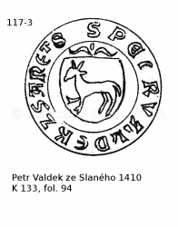 Petr Valdek ze Slan�ho 1410