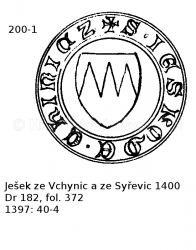 Je�ek z Vchynic a ze Sy�evic 1400