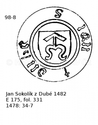Jan Sokol�k z Dub� 1482