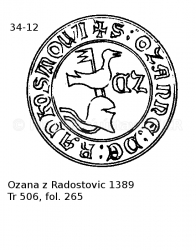 Ozana z Radostovic 1389