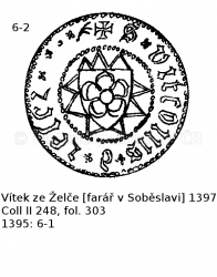 Vtek ze ele, far v Sobslavi 1397