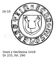 Oneš z Heršteina 1418