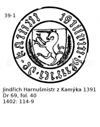 Jind�ich Harnu�mistr z Kam�ka 1391
