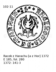 Racek z Harachu a z Hor 1372