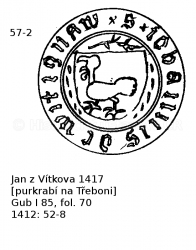 Jan z V�tkova a z T�ebon� 1417