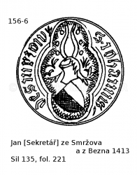Jan Sekret�� ze Smr�ova a z Bezna 1413