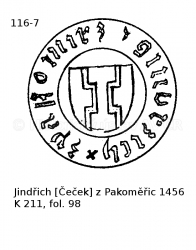 Jind�ich �e�ek z Pakom��ic 1456