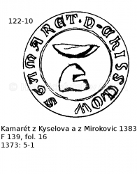 Kamart z Kyselova a z Mirokovic 1383