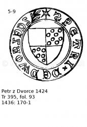 Petr z Dvorce 1424