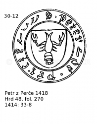 Petr z Per�e 1418