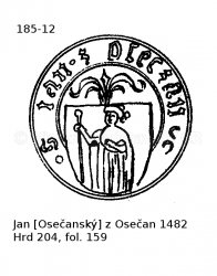 Jan Ose�ansk� z Ose�an 1482