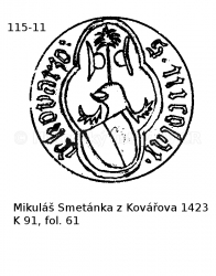 Mikul� Smet�nka z Kov��ova 1423
