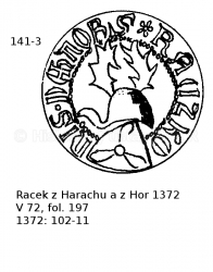 Racek z Harachu a z Hor 1372