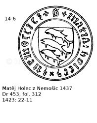 Mat�j Holec z Nemo�ic 1437