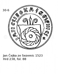 Jan �ejka ze Sezemic 1523