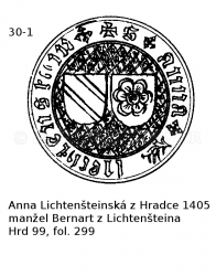 Anna Lichten�teinsk� z Hradce 1405