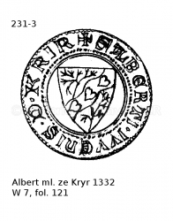 Albert ml. ze Kryr 1332
