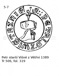 Petr star Vin z Vtn 1389