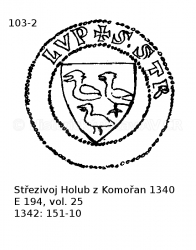 St�ezivoj Holub z Komo�an 1340