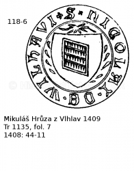Mikul� Hr�za z Vlhlav 1409