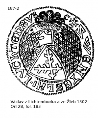 V�clav z Lichtemburka a ze �leb 1302