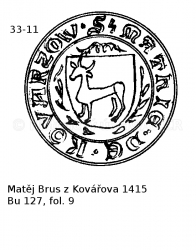 Mat�j Brus z Kov��ova 1415