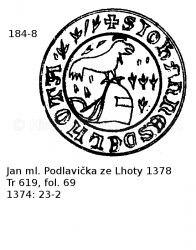 Jan ml. Podlavi�ka ze Lhoty 1378