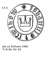 Jan ze �vihova 1489