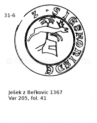 Je�ek z Be�kovic 1367
