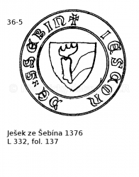 Je�ek ze �eb�na 1376