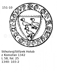 St�ezivoj Holub z Komo�an 1342