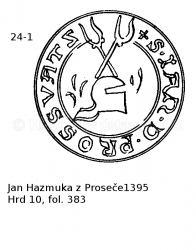 Jan Hazmuka z Prose�e 1395
