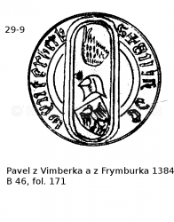 Pavel z Vimberka a z Frymburka 1384