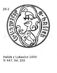 Ha�ek z Lukavice 1450