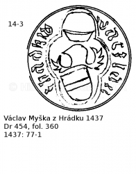 V�clav My�ka z Hr�dku 1437