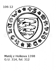 Mat�j z Holkova 1398