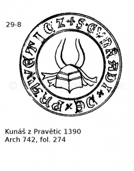 Kun� z Prav�tic 1390