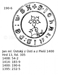 Jan ml. �stsk� z �st� a z Ple�� 1400