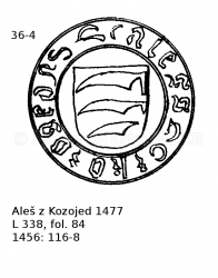 Ale� z Kozojed 1477