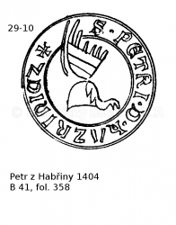 Petr z Hab�iny 1404