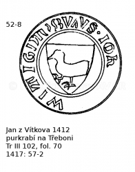 Jan z V�tkova a z T�ebon� 1412