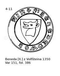 Beneda II. Z Volfteina 1350